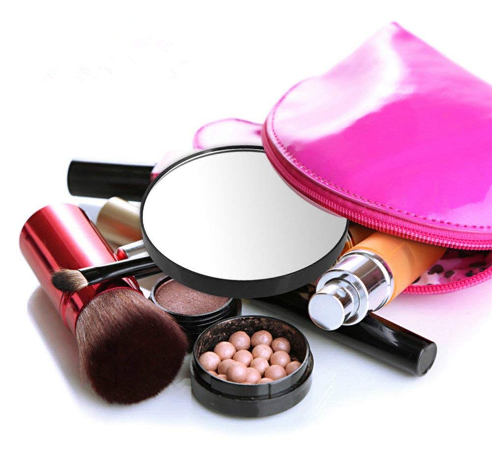 BTORER 15X Magnifying Mirror for Makeup & Skincare - Detachable with Suction Cups for Bathroom & Travel