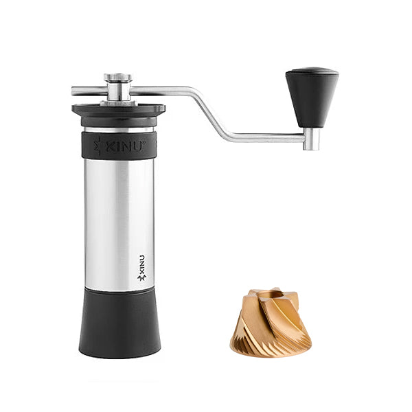 Premium Kinu M47 Phoenix Manual Coffee Grinder - Adjustable Burr Mill for Espresso, French Press & Pour Over - Portable Hand Crank Coffee Bean Grinder for Home, Travel & Camping