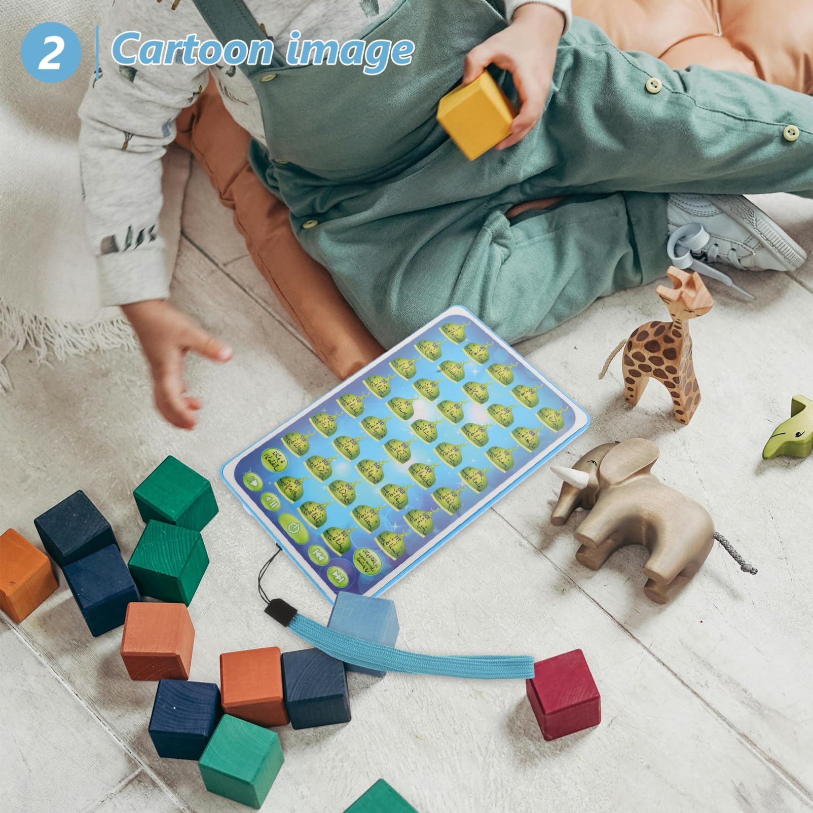 TOYANDONA Arabic Learning Electronic Book for Kids - Interactive Early Education Smart Book for Reading & Language Development - Perfect for Home & Classroom Use