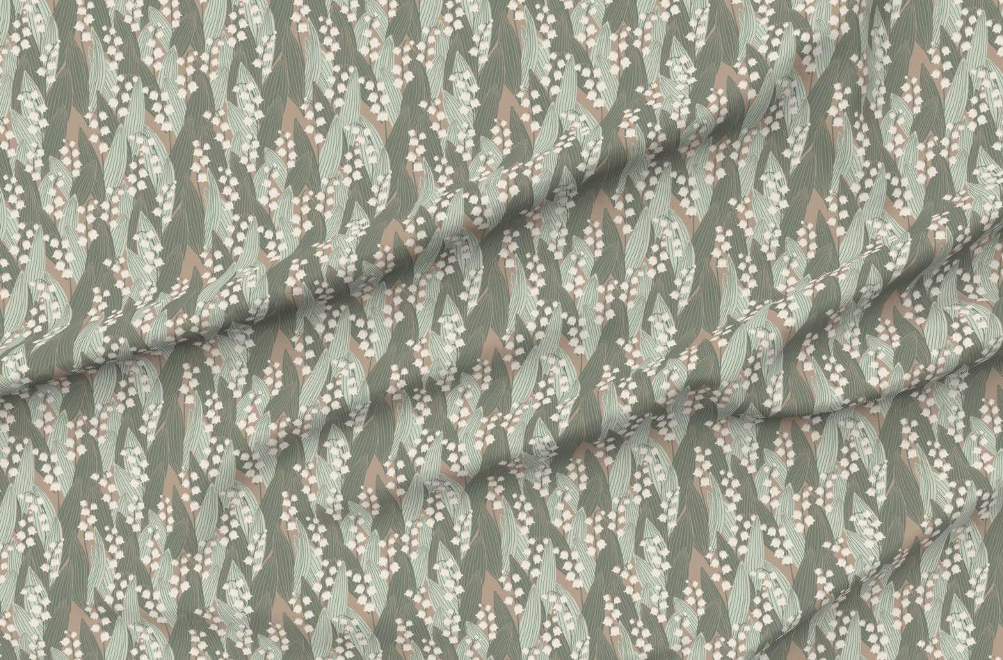 Petal Signature Cotton Fabric by The Yard - Sage Wildflowers Vintage Floral Retro Forest Woodland Spring Print | Premium Fabric for Sewing, Quilting, Apparel, Crafts & Home Decor | Perfect for DIY Dresses, Curtains, Quilts & Upholstery