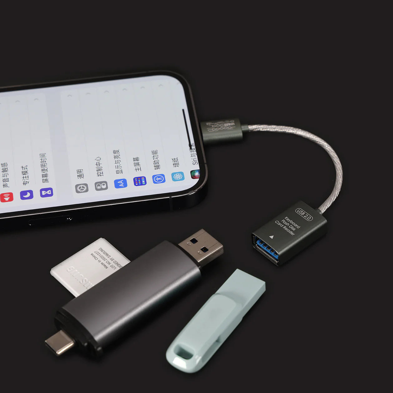 DD ddHiFi MFi06F (2.0) Lightning to USB A OTG Data Cable - Fast Charging & Sync for iPhone, iPad - Perfect for Music Streaming, File Transfer & Car Play