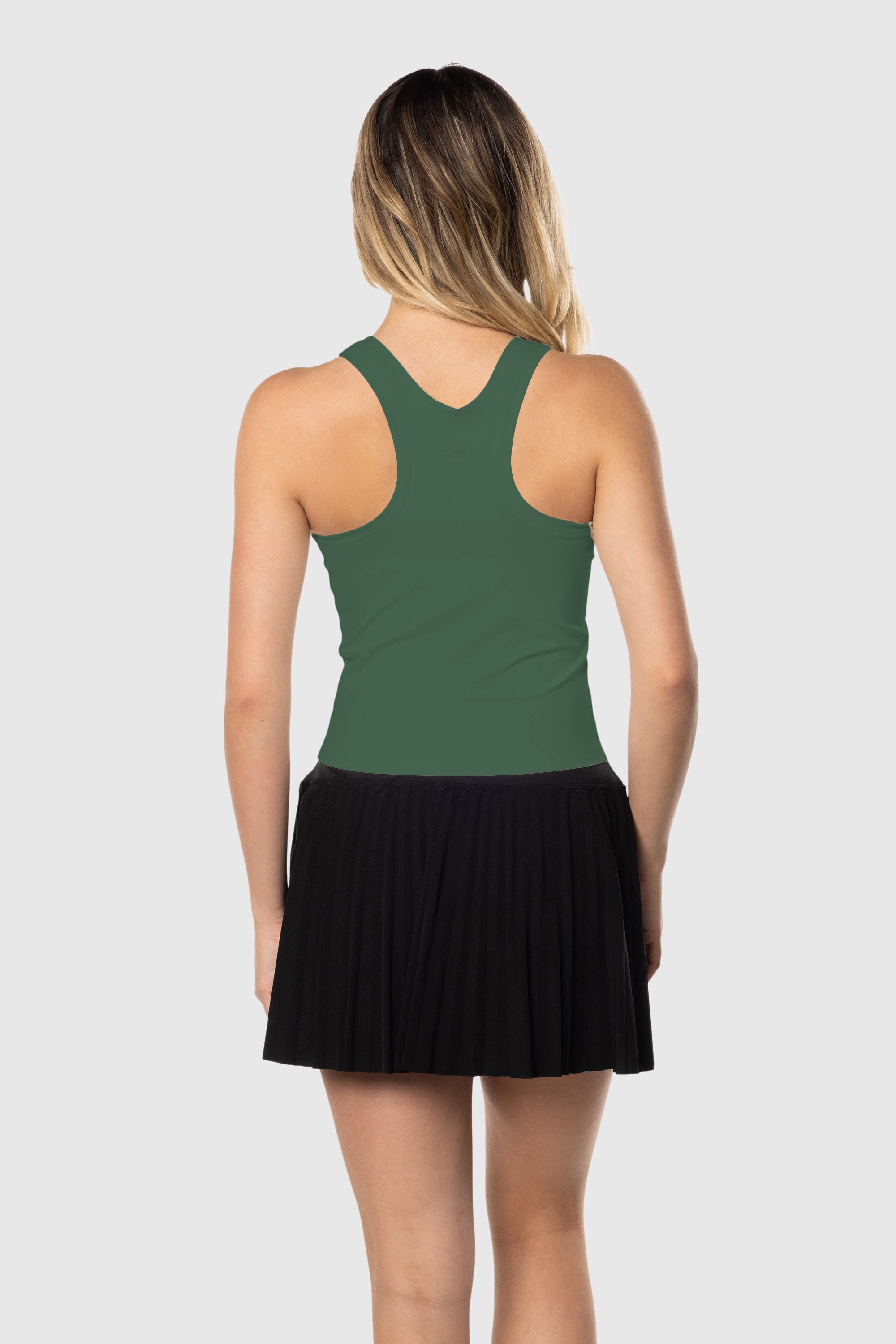 Black Racer Tank Top for Women - High-Performance Workout & Gym Shirt for Running, Yoga, and Fitness