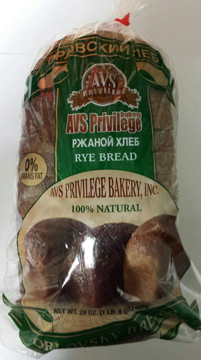 Authentic Russian Orlovsky Rye Bread - 2 Pack | Traditional Dark Rye Sourdough | Perfect for Sandwiches, Toast & Pairing with Soups