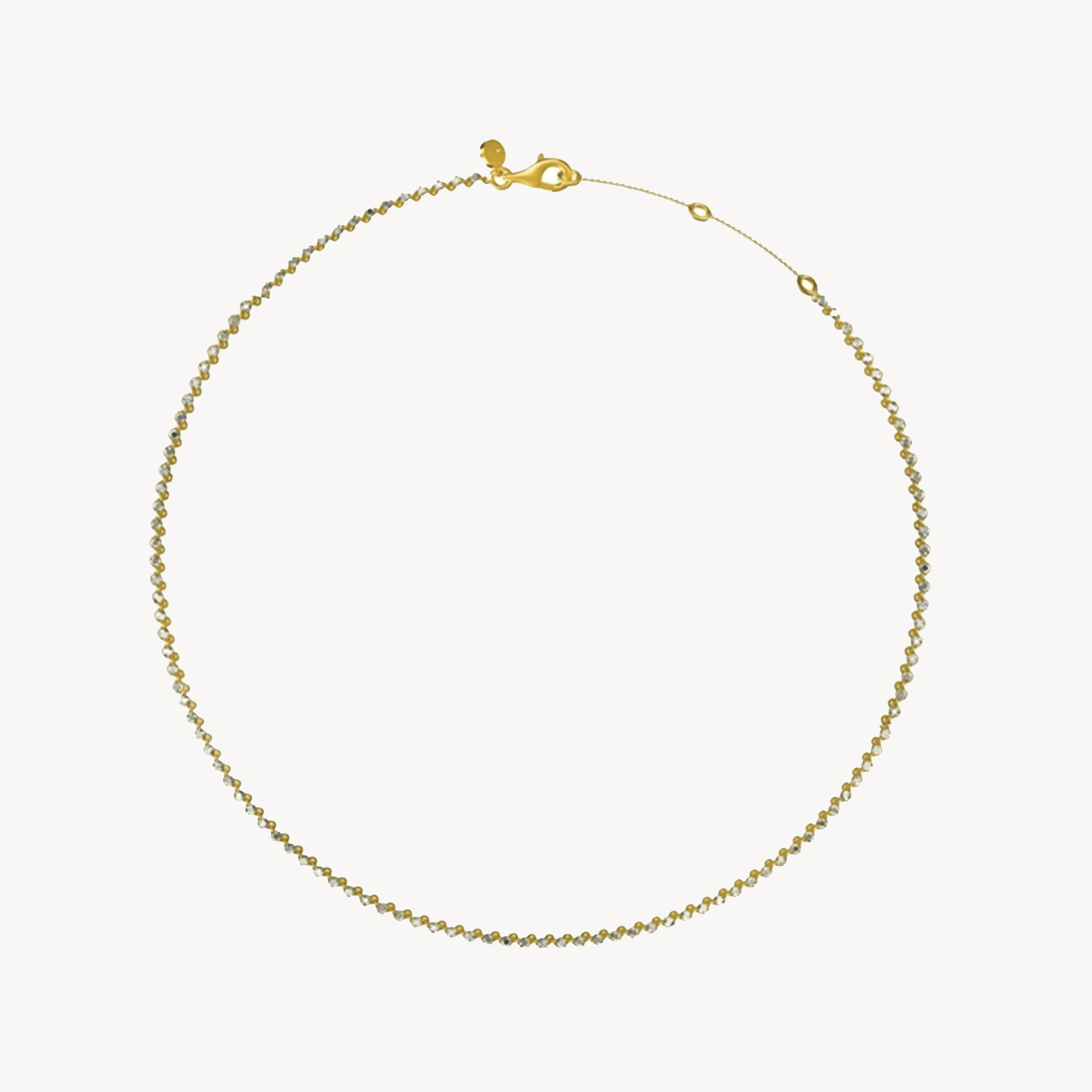 Diamond-Encrusted Choker Necklace - Elegant & Sparkling Jewelry for Women | Perfect for Parties, Weddings & Special Occasions