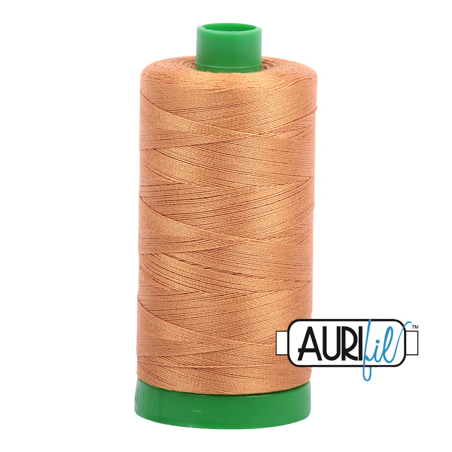Aurifil 40wt Golden Toast Cotton Thread - Premium Sewing & Quilting Thread for Embroidery, Crafting, and DIY Projects - Perfect for Hand & Machine Stitching