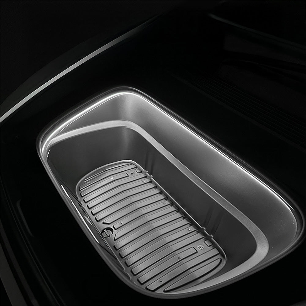 2025+ Tesla Model Y Juniper Frunk LED Light Strip - OEM Style Plug & Play Upgrade Kit with Cool White Illumination | Premium Interior Lighting Accessory for Enhanced Night Visibility & Stylish Ambience