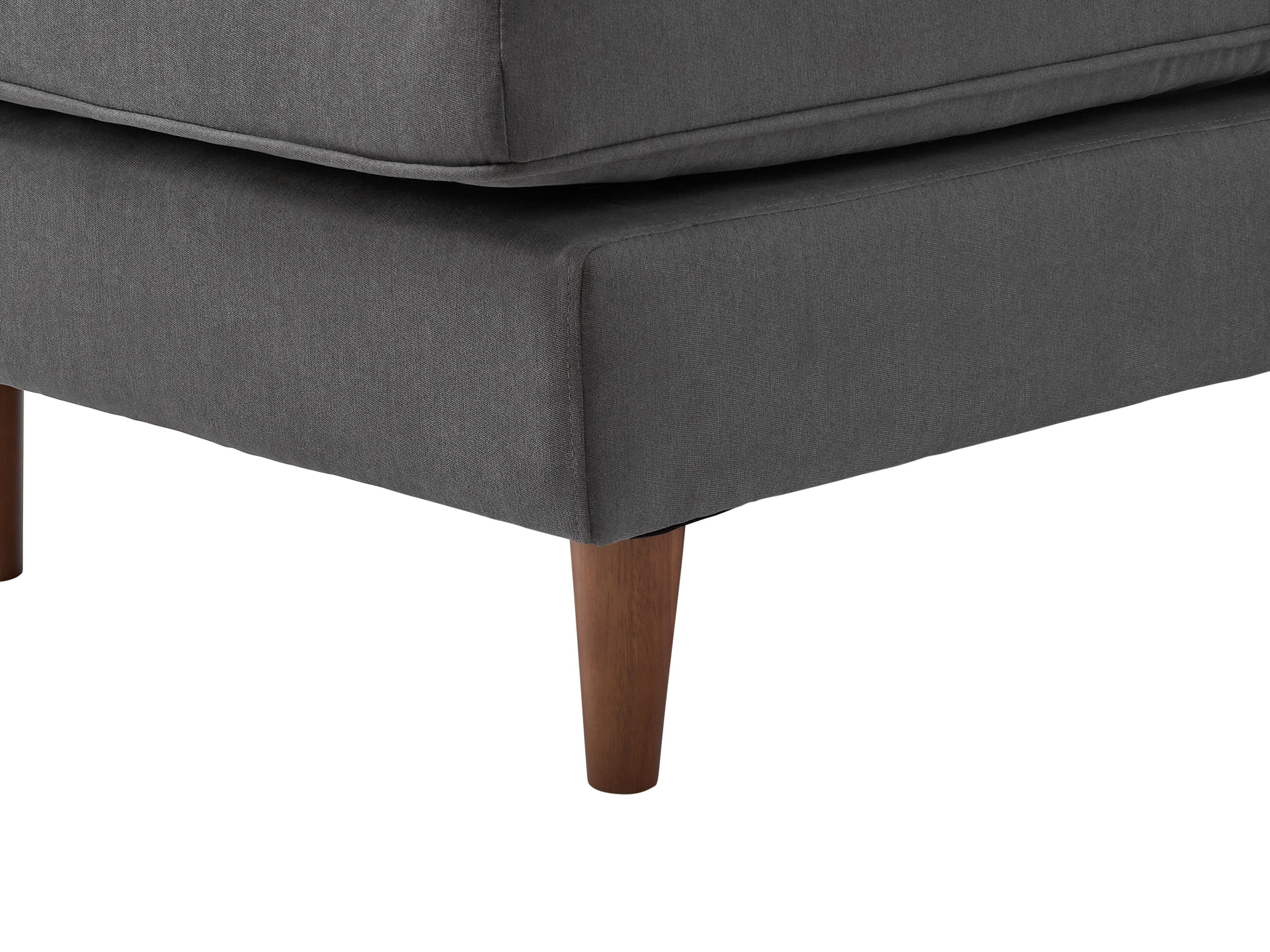 Reversible Sectional Sofa - Modern L-Shaped Couch with Reversible Chaise, Soft Fabric Upholstery for Living Room, Lounge, and Family Room Comfort