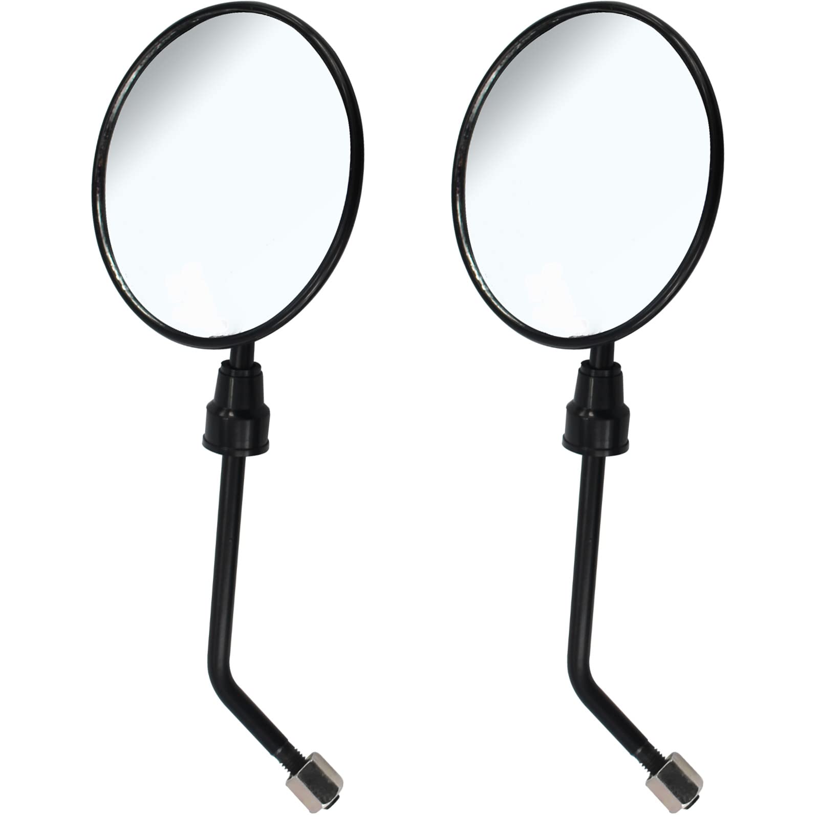 PRO BAT 8mm GY6 Scooter Rearview Mirrors - 360° Adjustable Motorcycle Mirrors for Moped, ATV, Quad & 4-Wheelers - Compatible with GY6 50cc 150cc 250cc Engines - Perfect for Urban Commuting & Off-Road Adventures