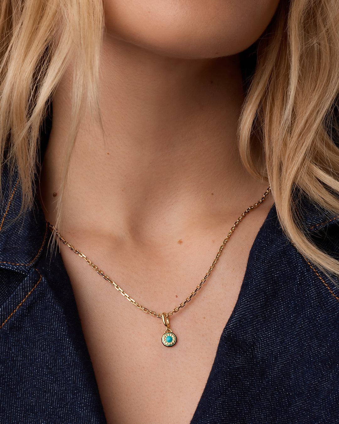 Birthstone Parker Charm Necklace - Personalized Sterling Silver Jewelry Gift for Women - Perfect for Birthdays, Anniversaries & Special Occasions