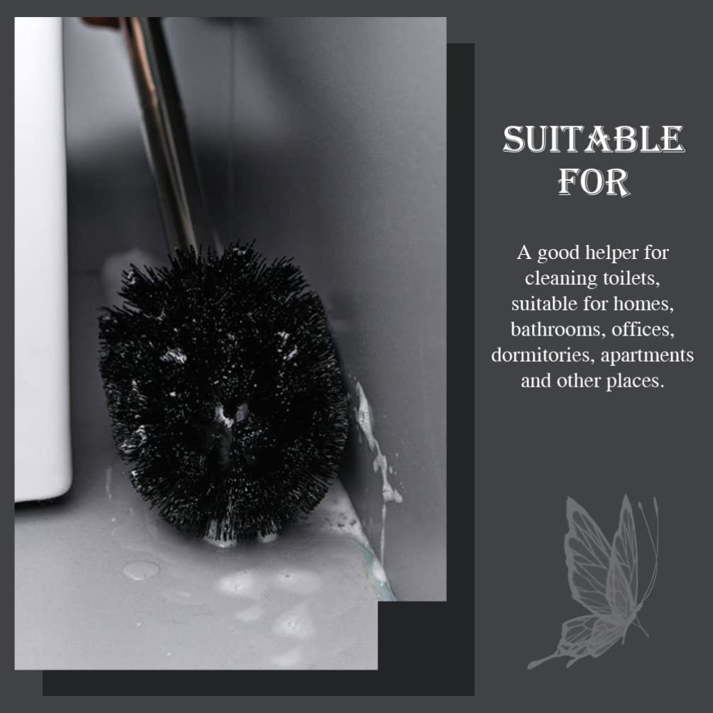 3-Pack Bathroom Brush Replacement Heads - Durable Refill Brush Heads for Household Cleaning - Perfect for Toilets, Sinks, and Tile Grout Cleaning