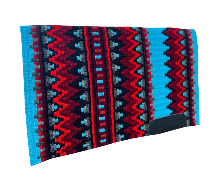 Premium Handmade Wool Western Horse Saddle Blanket - 34