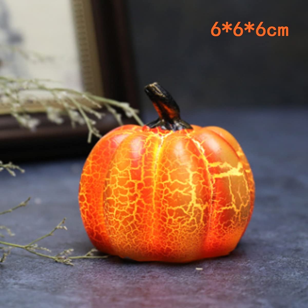 Halloween LED Pumpkin Lights - Skull & Ghost Party Decorations with Candles for Home, Indoor & Outdoor Use - Light Yellow - Perfect for Halloween Parties, Yard Displays & Spooky Home Decor