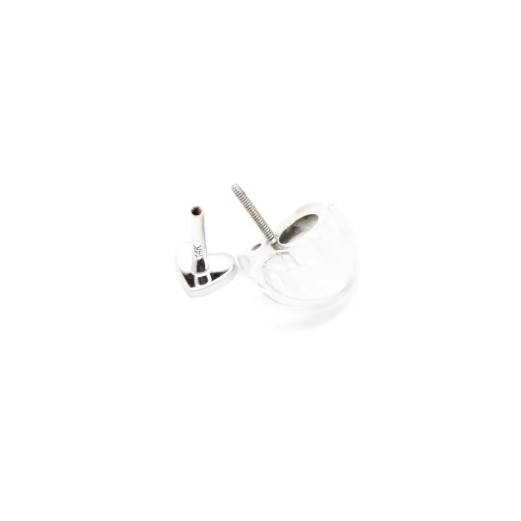 14KT Solid Gold Ribbon Sparkle Threaded Labret Earring - Dainty Cartilage Hoop Earrings for Women, Elegant Helix Piercing Jewelry - Perfect for Everyday Wear & Special Occasions