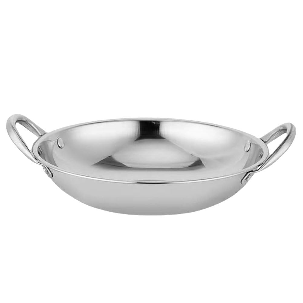 Premium Stainless Steel Wok Pan - 14