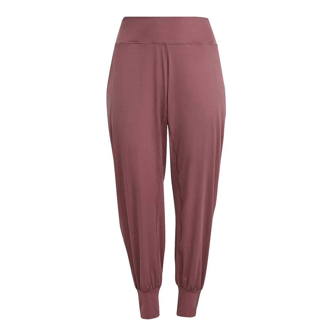 Adidas Women's Plus Size Authentic Balance Yoga Pants HZ6313 - High Waisted Stretchy Workout Leggings for Yoga, Gym & Lounge Wear