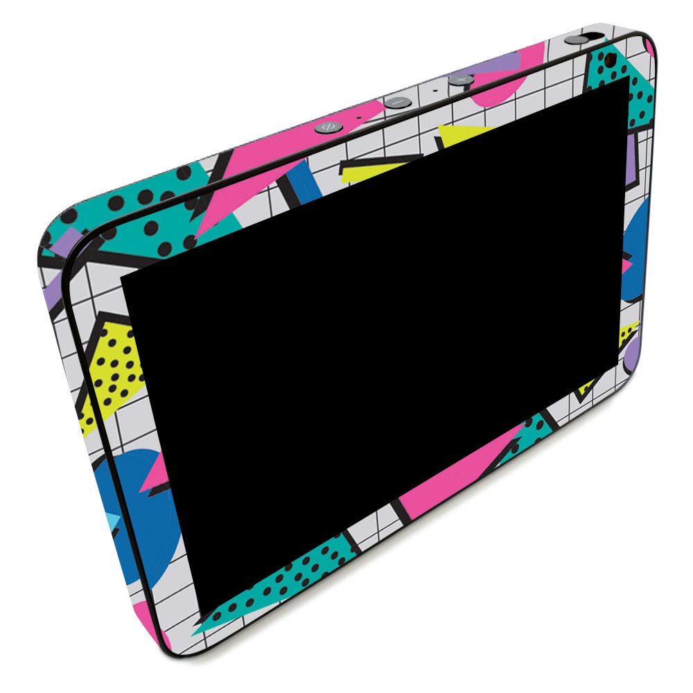 MightySkins Protective Vinyl Wrap for Amazon Echo Show 8 (Gen 1) - Awesome 80s Design | Easy to Apply & Remove | Made in USA | Customize Your Smart Display for Home & Office Decor
