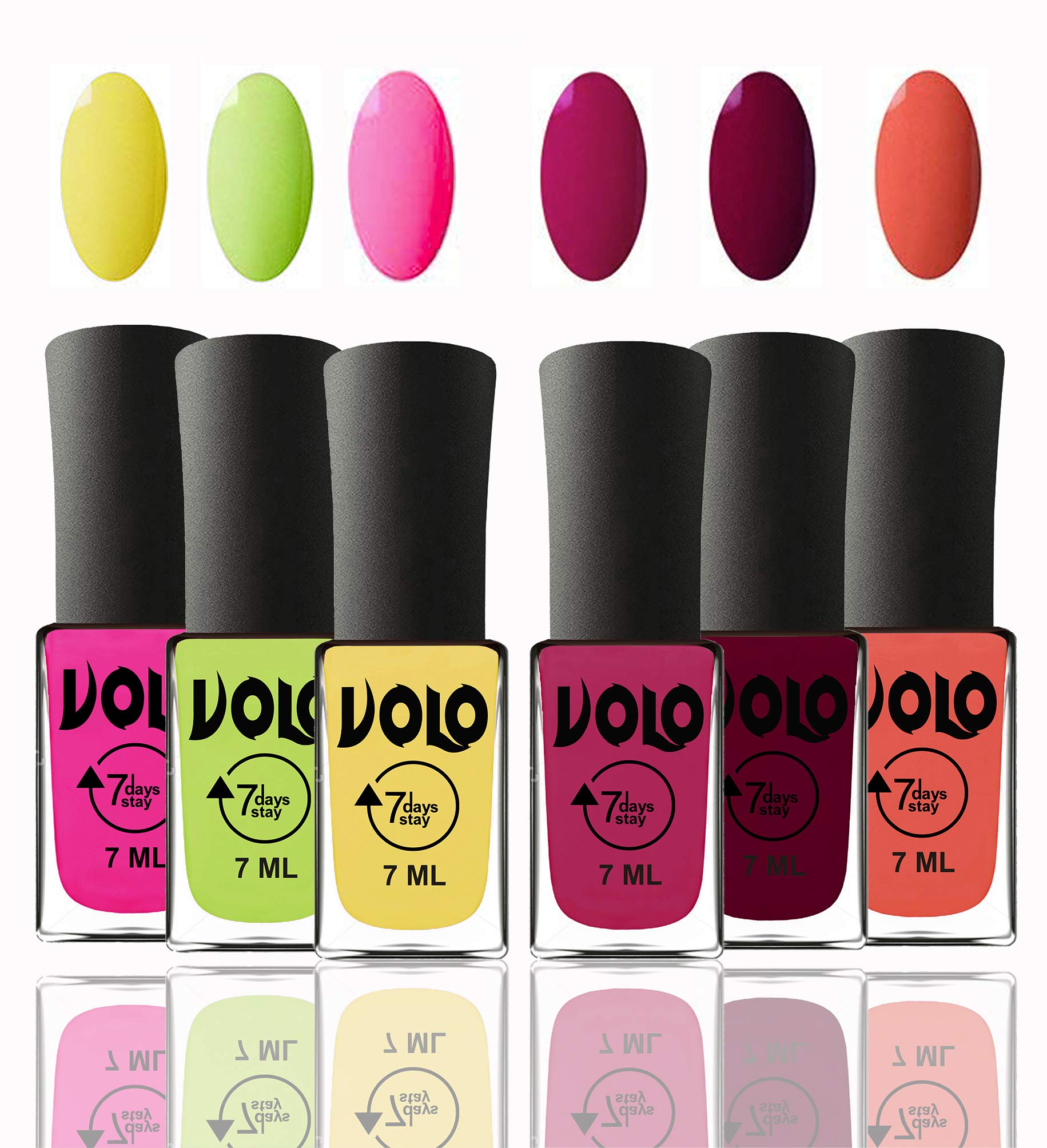 Volo 12 Colors Long Lasting Nail Polish Set for Women & Girls - Non-Toxic, Chip-Resistant, Quick Dry - Perfect for Parties, Weddings, Holidays & Everyday Wear