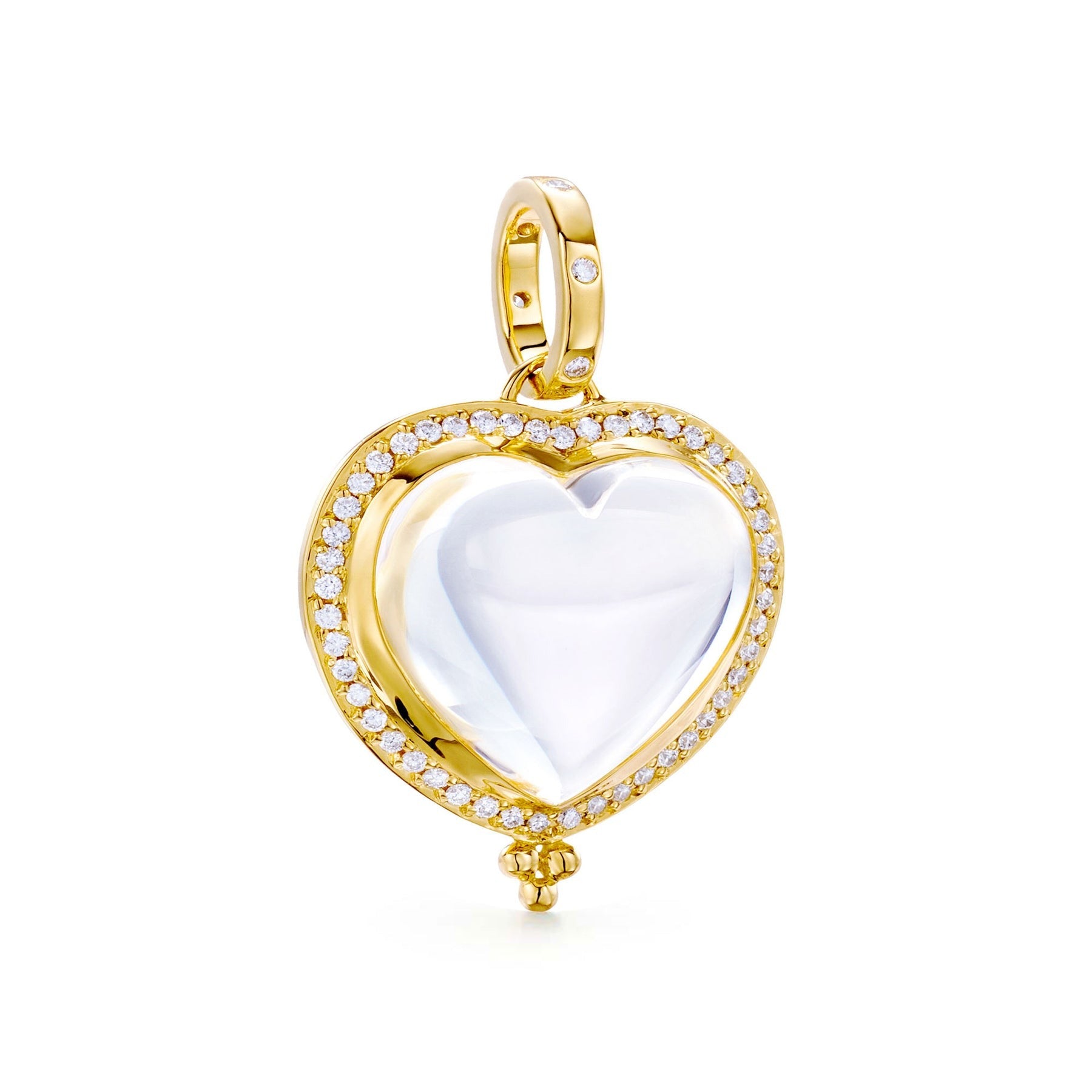 Temple St. Clair Diamond Pavé Heart Pendant Necklace - 18K Gold Fine Jewelry for Women - Perfect Gift for Valentine's Day, Anniversary & Special Occasions