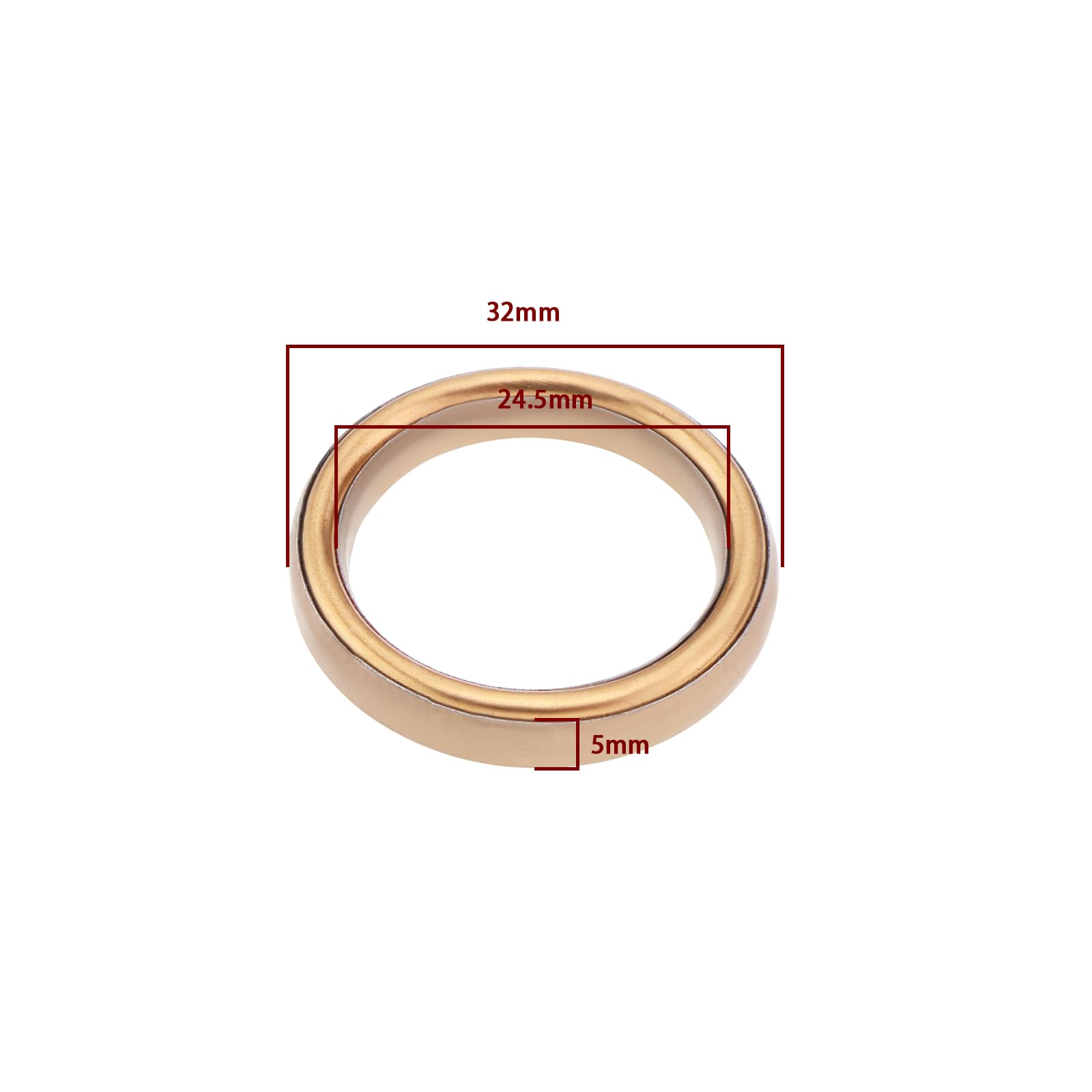 10Pcs Pit Bike Copper Exhaust Gasket for Honda C90 90-140cc - Motorcycle Repair Parts
