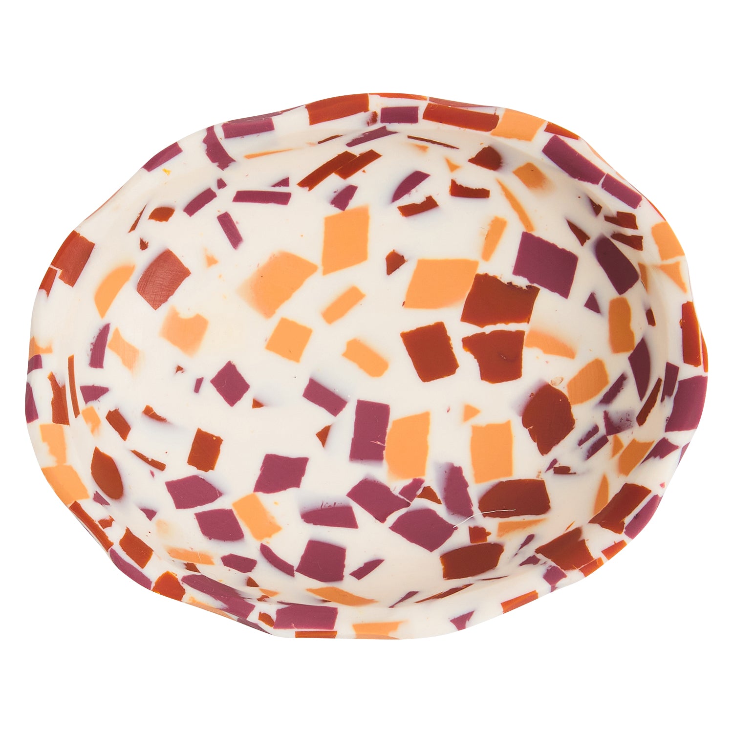 Una Mini Bowl - Stylish Nougat Terrazzo Design | Perfect for Snacks, Salads & Home Decor | Durable Ceramic Serving Dish for Kitchen & Dining