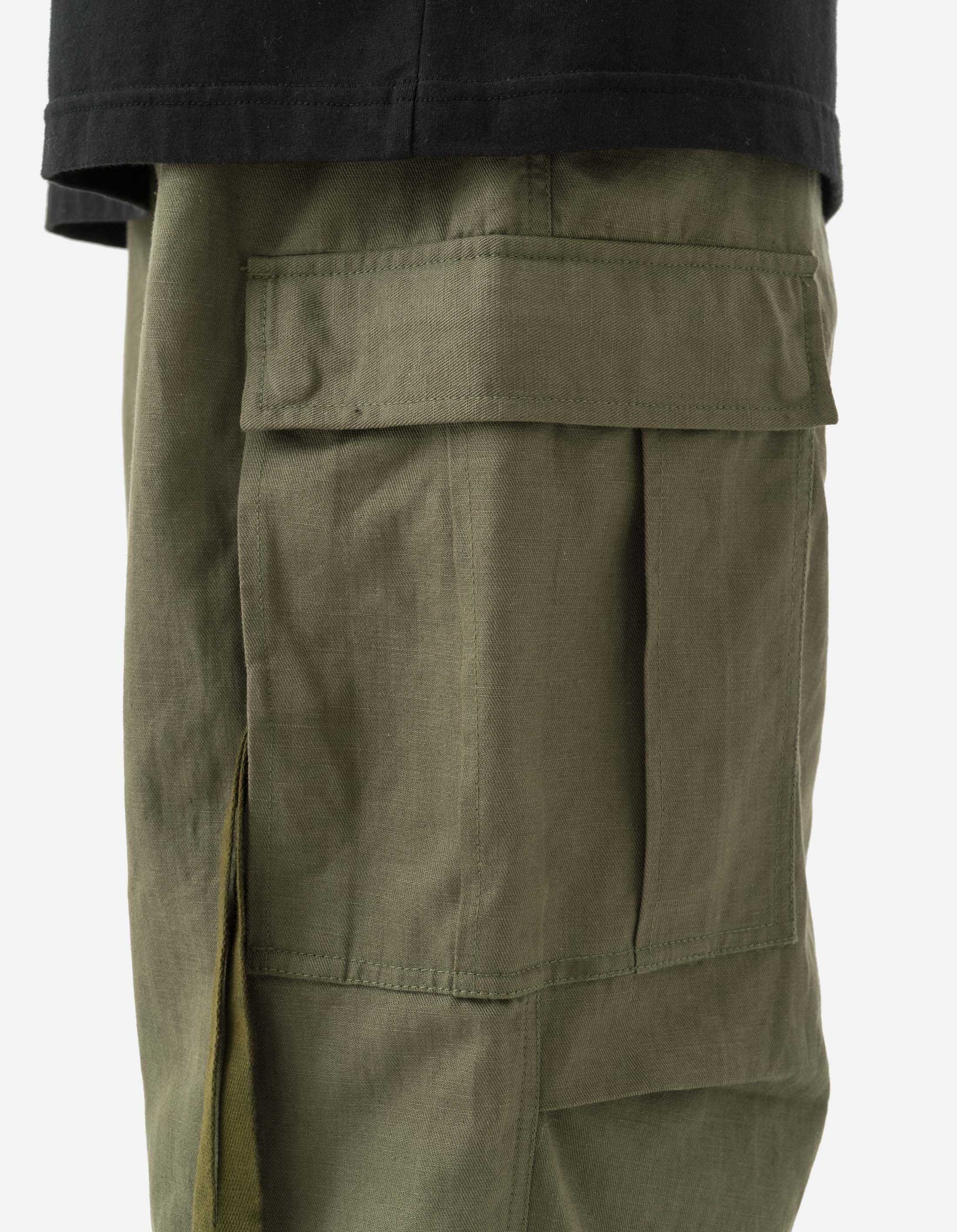 6120 Hemp M65 Cargo Pants for Men - Olive Green Military Style Tactical Pants with Multiple Pockets | Perfect for Outdoor Adventures, Hiking & Casual Wear
