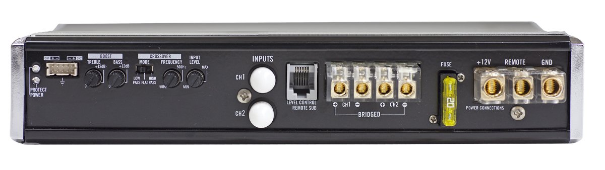 Bazooka MA275D-B 275W Class D Marine Amplifier - Waterproof Boat Audio System for Marine, RV & Off-Road Vehicles