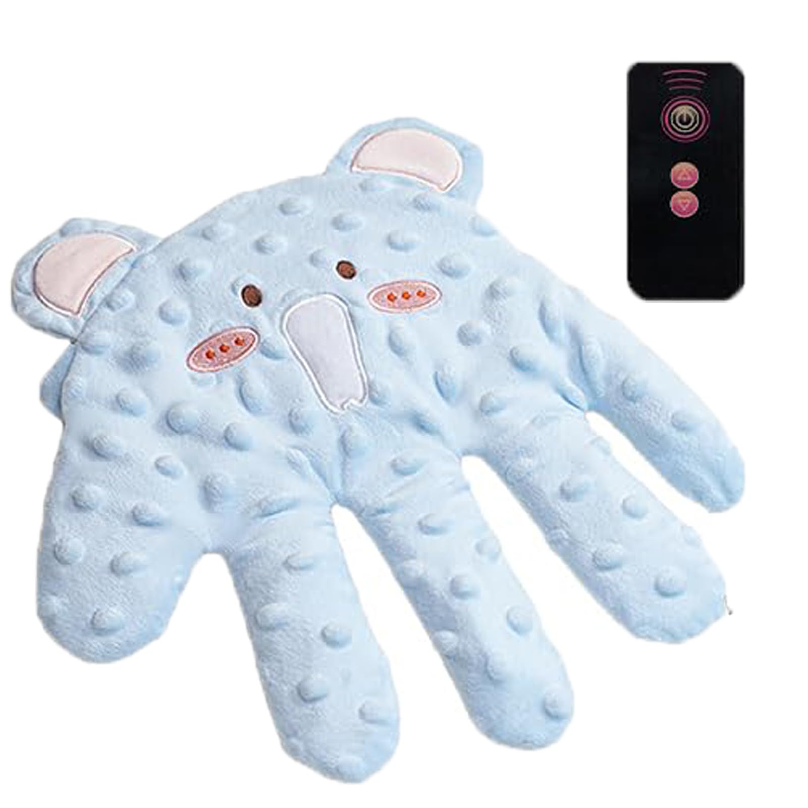 Baby Soother with Remote Control - Automatic Patting Sleep Aid Toy for Infants, Cute Cartoon Elephant Design | Perfect for Bedtime, Naptime & Calming Fussy Babies