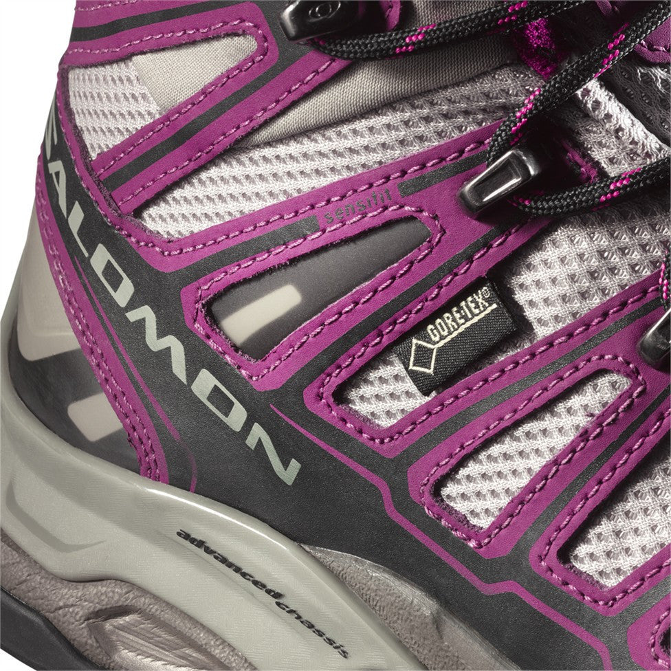 Salomon X Ultra Mid GTX Women's Hiking Boots - Waterproof & Lightweight for Outdoor Adventures, Trail Running & Backpacking