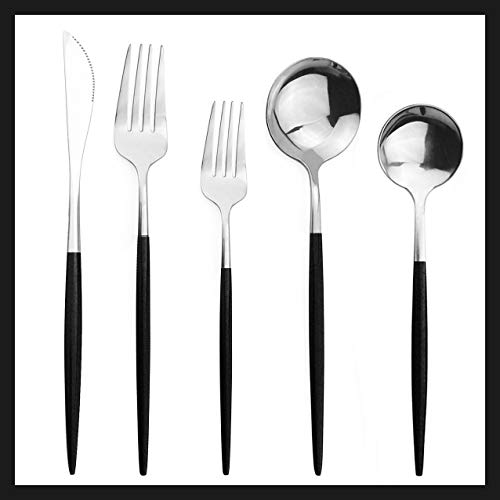 Black Handle Silver