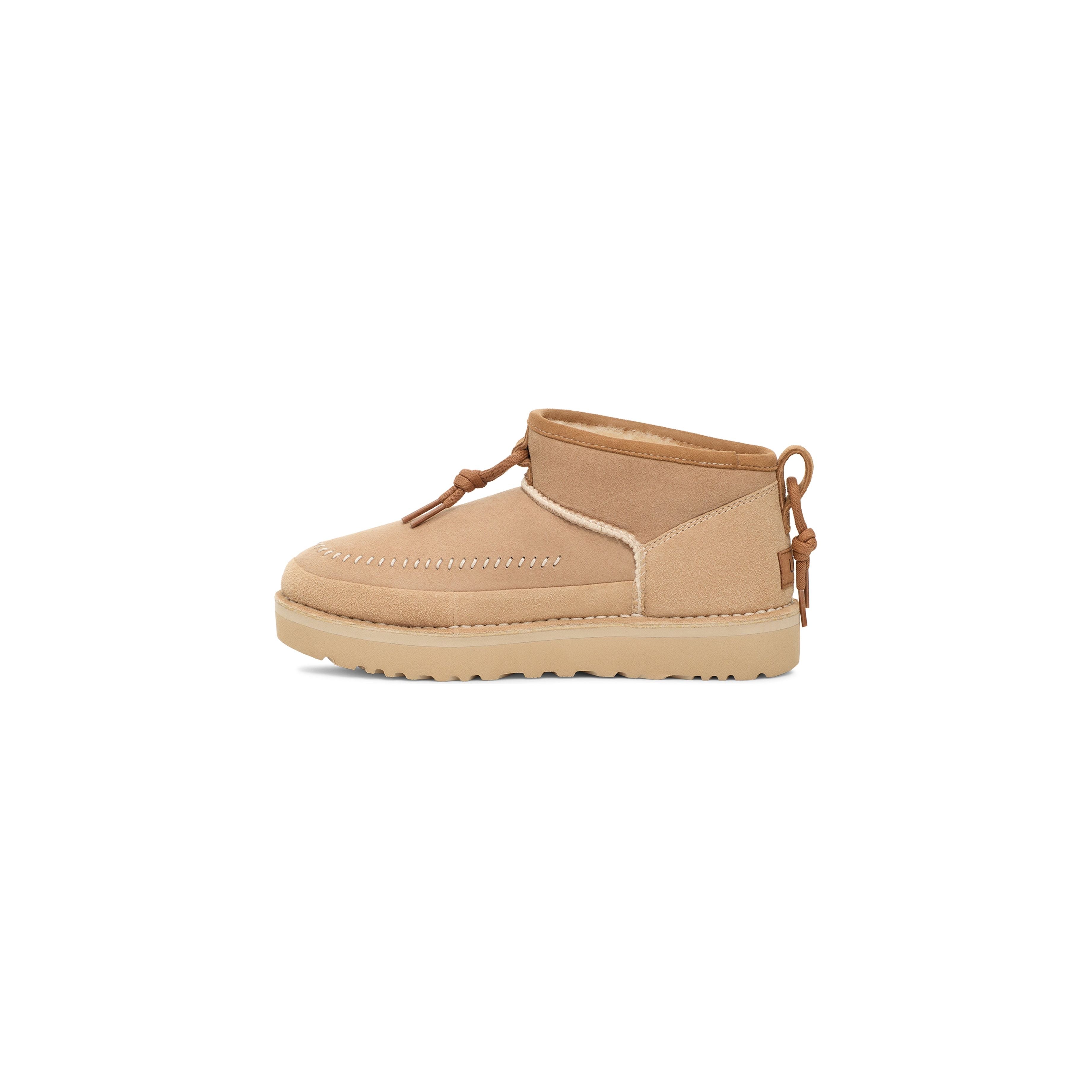 UGG Ultra Mini Boots for Men & Women - Sand Color, Crafted with Regenerated Materials | Perfect for Winter, Casual Outfits & Outdoor Adventures