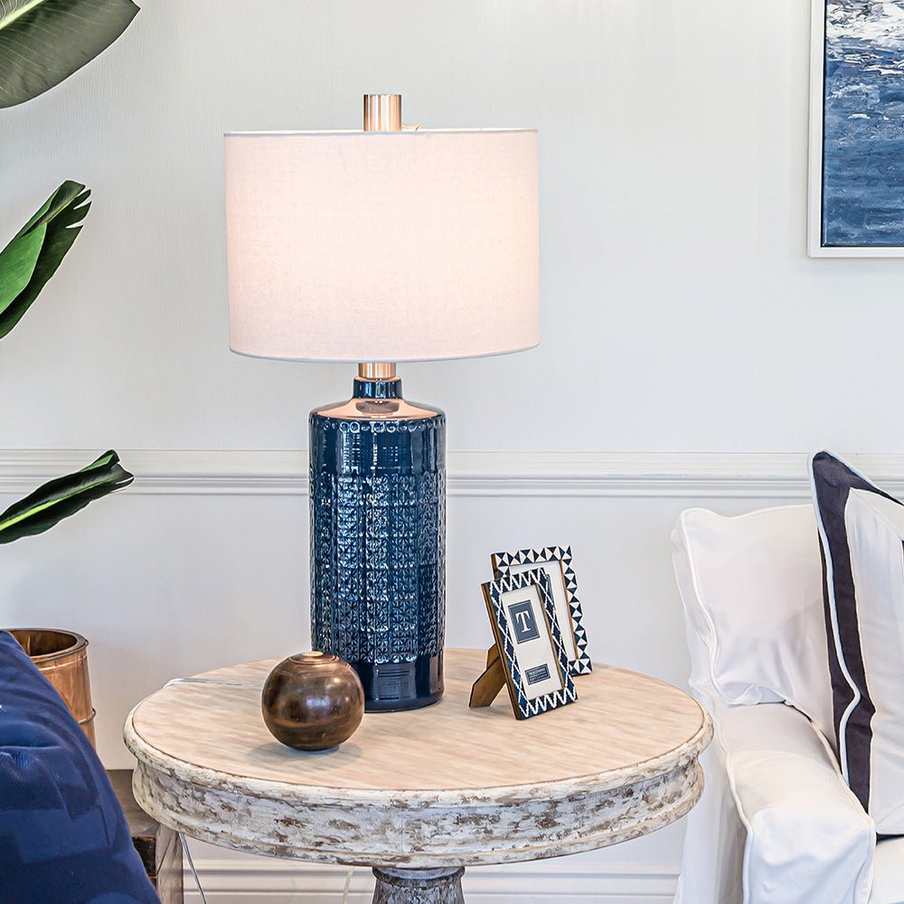 Tunisian Handcrafted Table Lamp - Stylish Home Decor for Living Room, Bedroom & Office - Perfect for Reading, Relaxing & Ambient Lighting