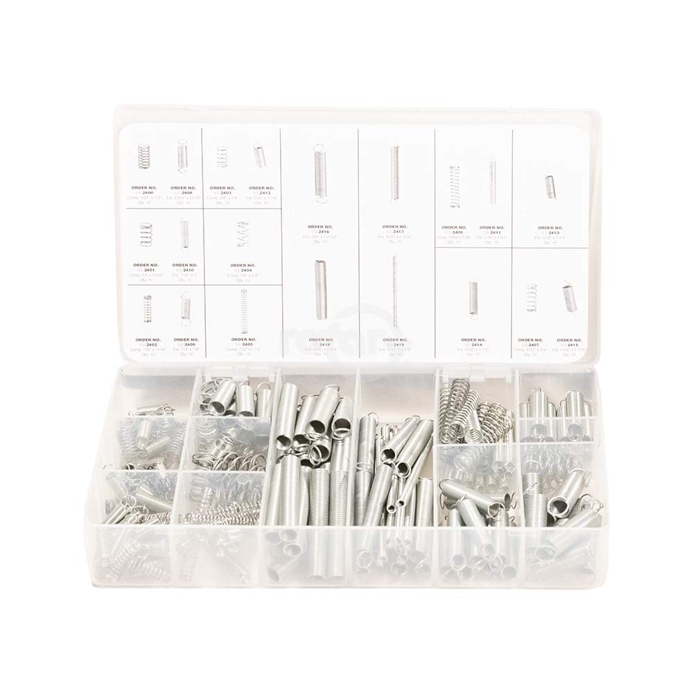 Universal Spring Shelf Display Organizer - Heavy Duty Metal Wire Rack for Pantry, Kitchen, Bathroom Storage - Perfect for Organizing Spices, Canned Goods & Toiletries