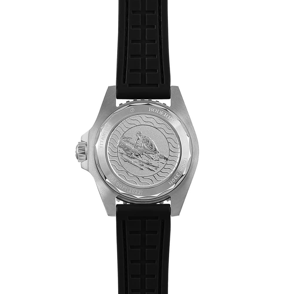 Seaturtle Ocean Titanium Automatic Diver Watch - Lightweight Gray Titanium Dive Watch for Men | Perfect for Scuba Diving, Snorkeling & Water Sports