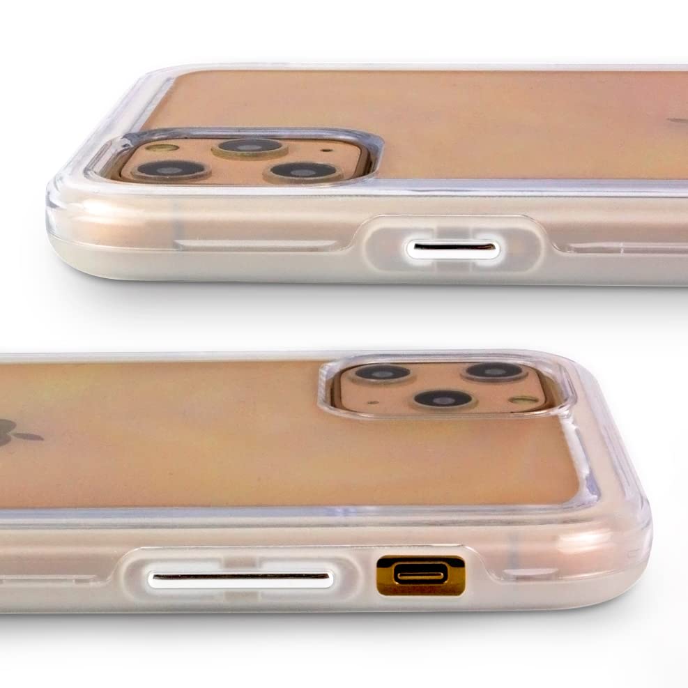 Guard Dog Case for iPhone 12/12 Pro - Clear Protective Bumper with Custom Rose Design | Shockproof & Scratch-Resistant | Perfect for Everyday Use, Travel & Outdoor Activities