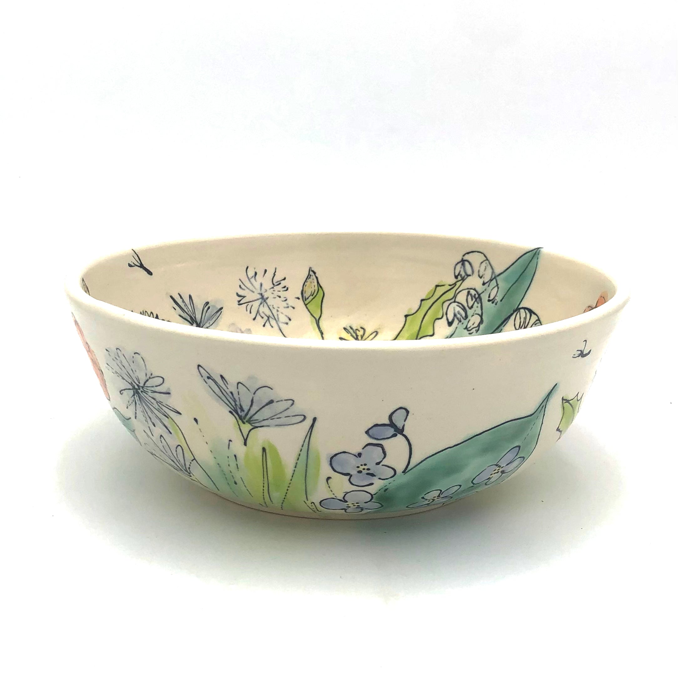 Sullivan Medium Bowl - 'Minds are Like Flowers, They Open When Ready' #DS1660 - Perfect for Home Decor, Kitchen Storage & Gift Giving