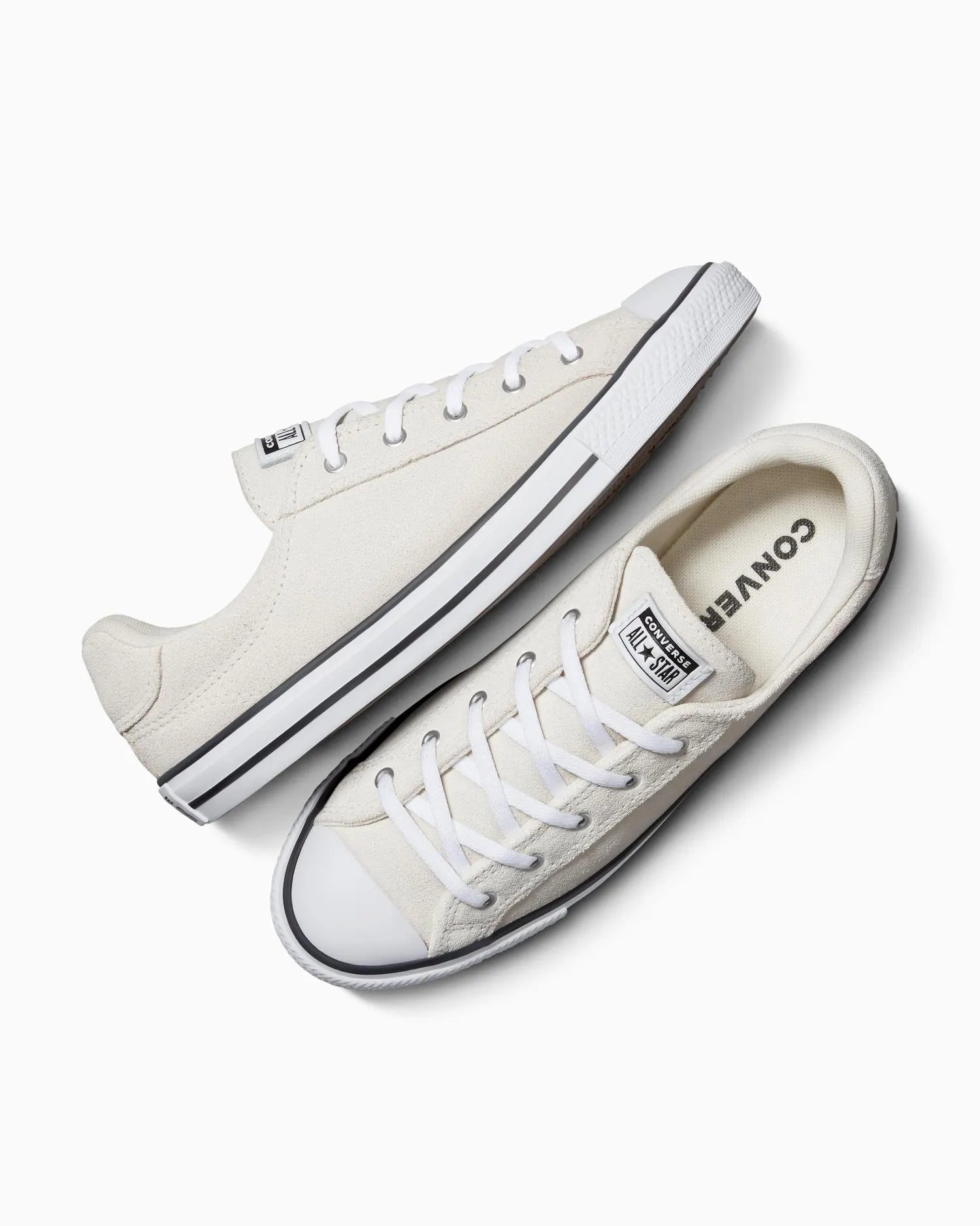 Converse Women's Chuck Taylor All Star Dainty Sneakers - Lucky Egret/White - Casual Fashion Shoes for Everyday Wear & Street Style Outfits