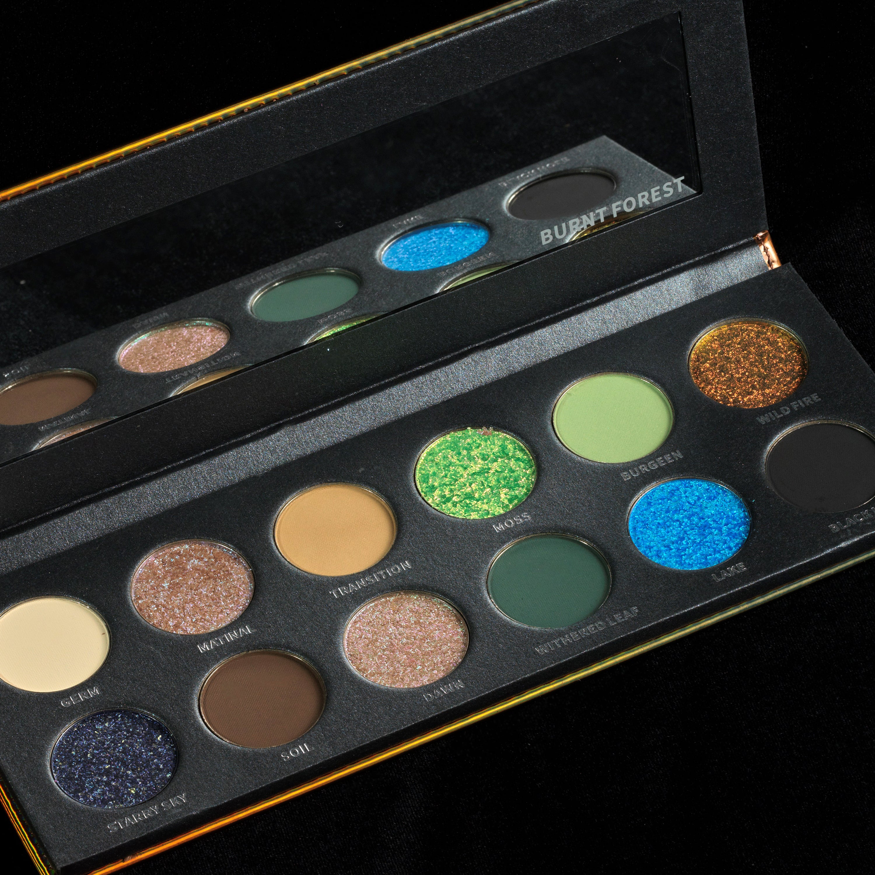 Burnt Forest Eyeshadow Palette - 12 Matte & Shimmer Neutral Shades for Everyday & Evening Makeup | Vegan & Cruelty-Free | Perfect for Fall & Winter Looks