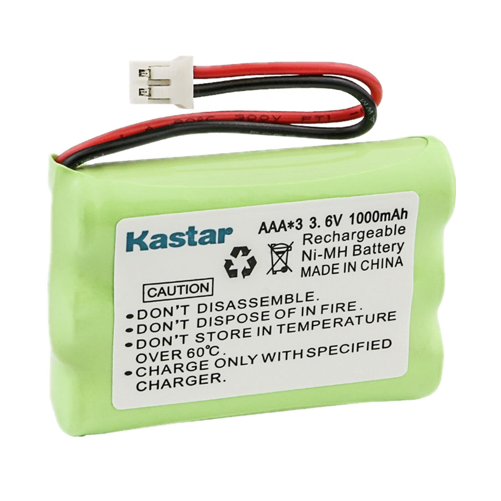 Kastar 3.6V 1000mAh Ni-MH Replacement Battery for Motorola Baby Monitors - Compatible with MBP668CONNECT Series & MBP843CONNECT Models | Perfect for Digital Video Baby Monitoring & Home Security Use