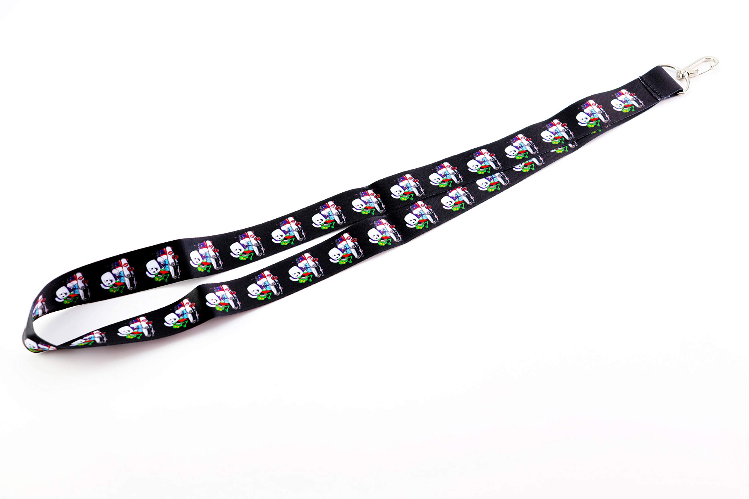 Ghostbusters Keychain Lanyard - Slimer & Stay Puft for ID Badge - Office & Events