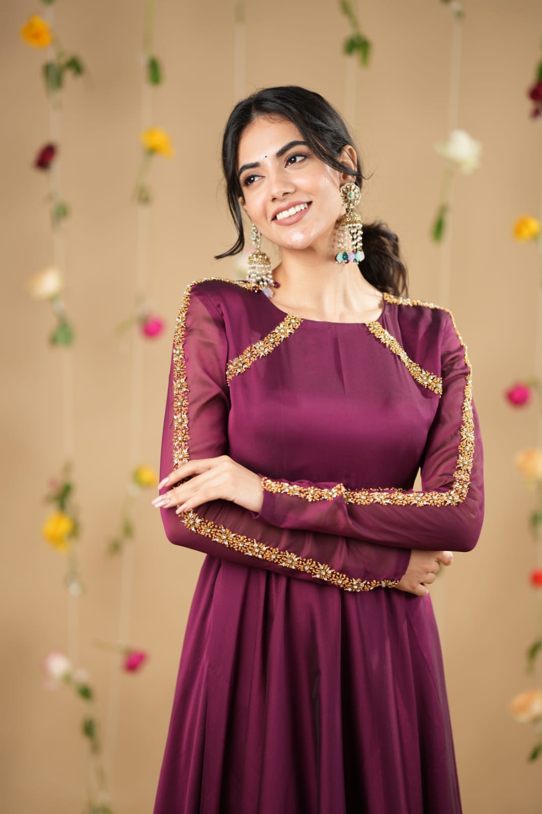 Yamini Premium Designer Anarkali Suits for Women - Elegant Indian Party Wear & Wedding Guest Outfit - Perfect for Festivals, Celebrations & Special Occasions