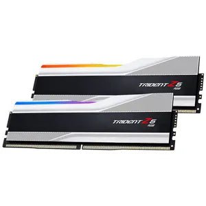 G.Skill Trident Z5 RGB 32GB (2x16GB) DDR5 6000MHz CL36 Gaming RAM - White Desktop Memory for High-Performance PC Builds & Overclocking