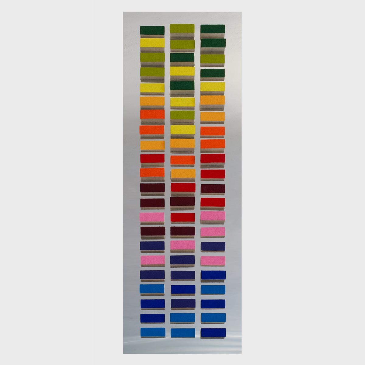 Vertical Reflection Harlequin Wall Art - Modern Abstract Canvas Painting for Living Room, Bedroom & Office Decor