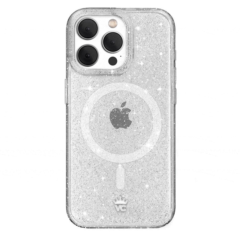 Sparkling Stardust Glitter iPhone Case - Protective & Stylish Cover for iPhone 13/14/15 Pro Max - Perfect for Parties, Festivals & Everyday Glam