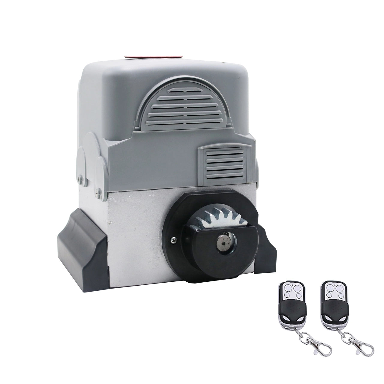 Aleko AR5750 Heavy Duty Sliding Gate Opener with Accessory Kit ACC4 - Automatic Driveway Gate Opener for Home Security & Commercial Use