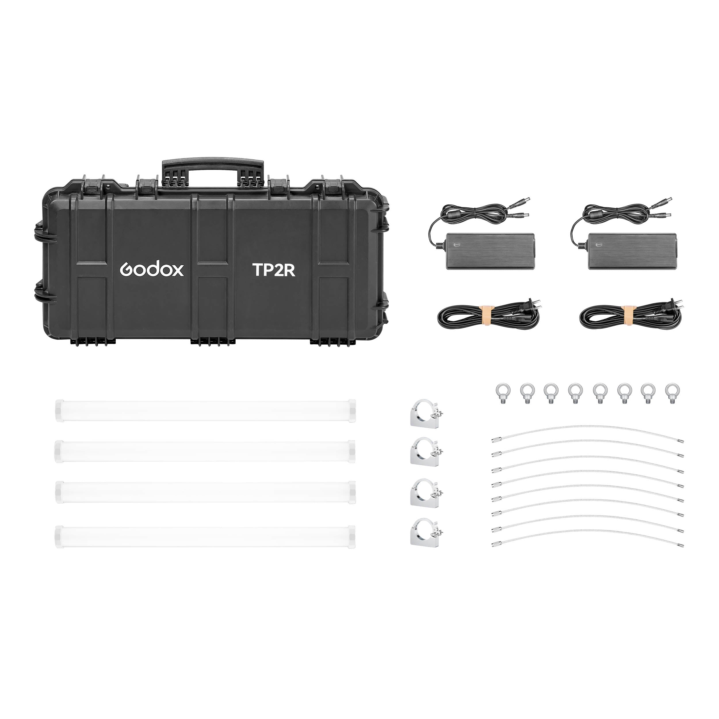 KNOWLED TP2R K4 2' Pixel Tube Four Light Kit - Energy Efficient LED Lighting for Home, Office & Commercial Spaces - Perfect for Shelves, Counters & Display Areas