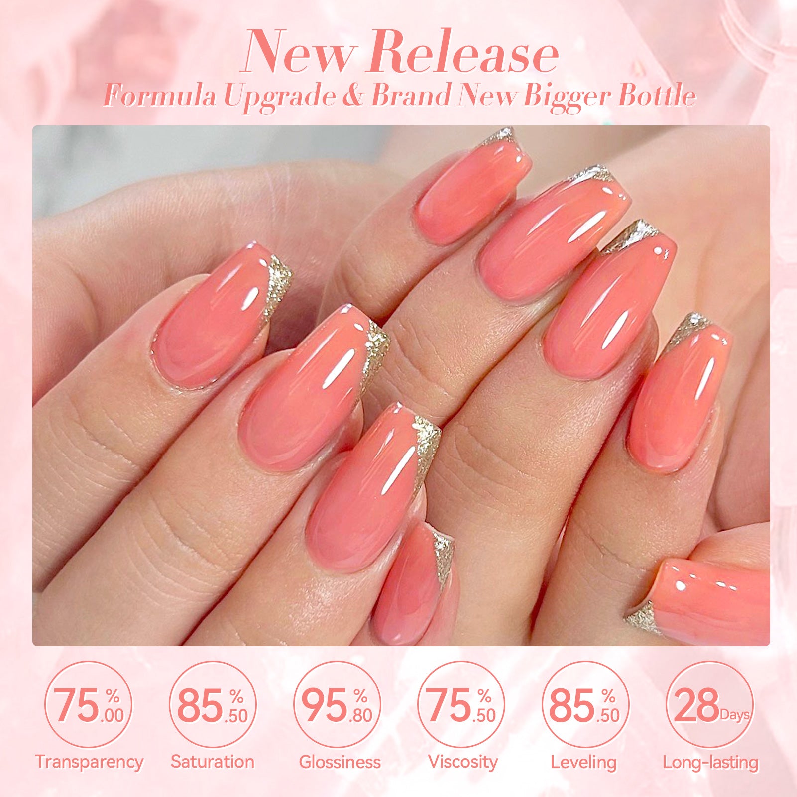 Hema Free Milky Jelly Gel Polish #15 - 15ml Long Lasting Nail Polish for Manicure & Pedicure - Perfect for Salon, Home Use & Nail Art Designs