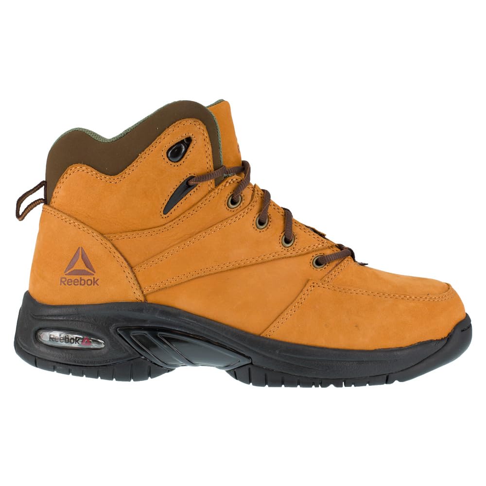 Reebok Men's TYAK Work Boots - Comfort Toe, Golden Tan for Construction & Outdoor Work