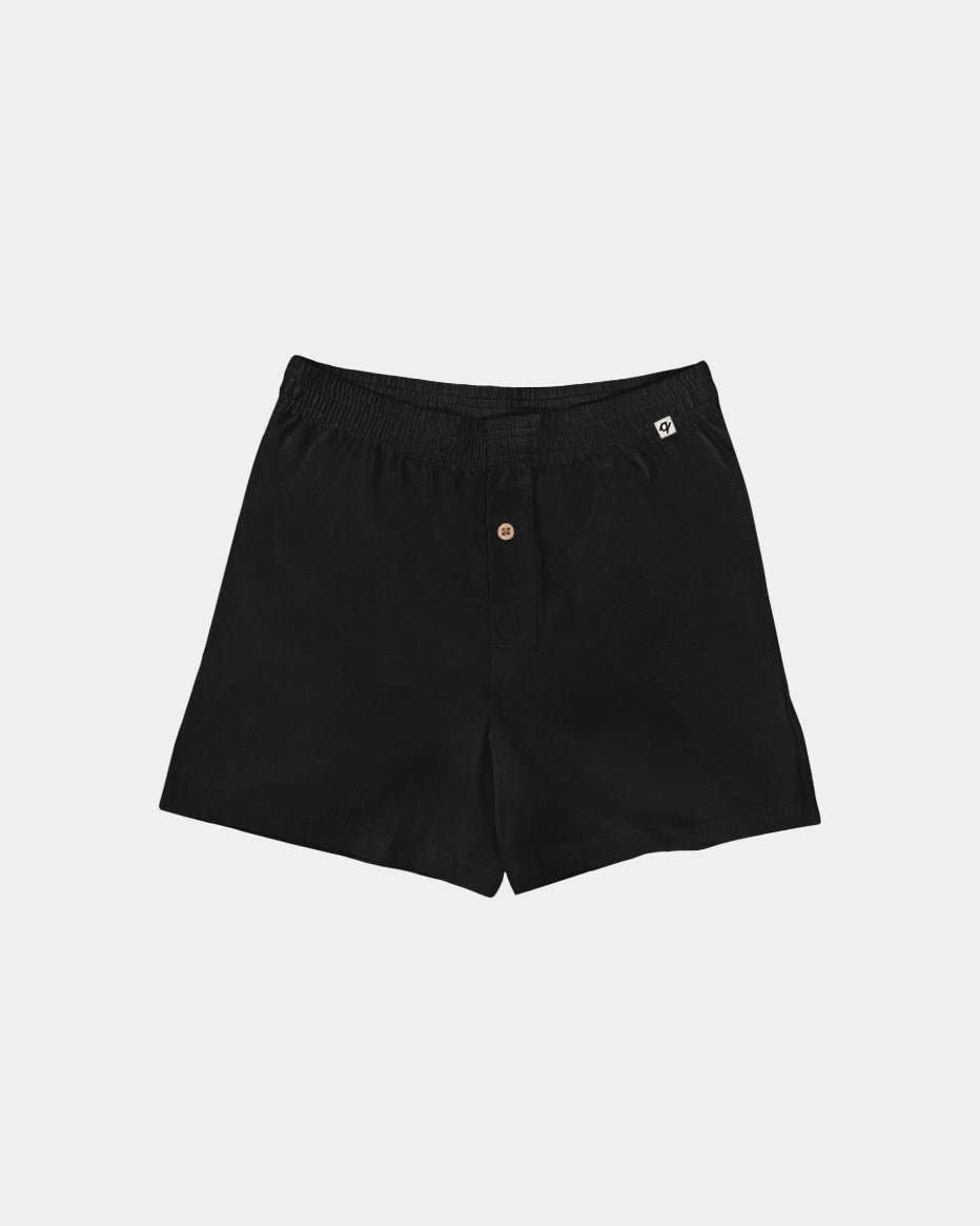 100% Organic Cotton Everyday Knit Boxers (3-Pack) - Soft & Breathable Men's Underwear for All-Day Comfort at Home, Work, or Gym