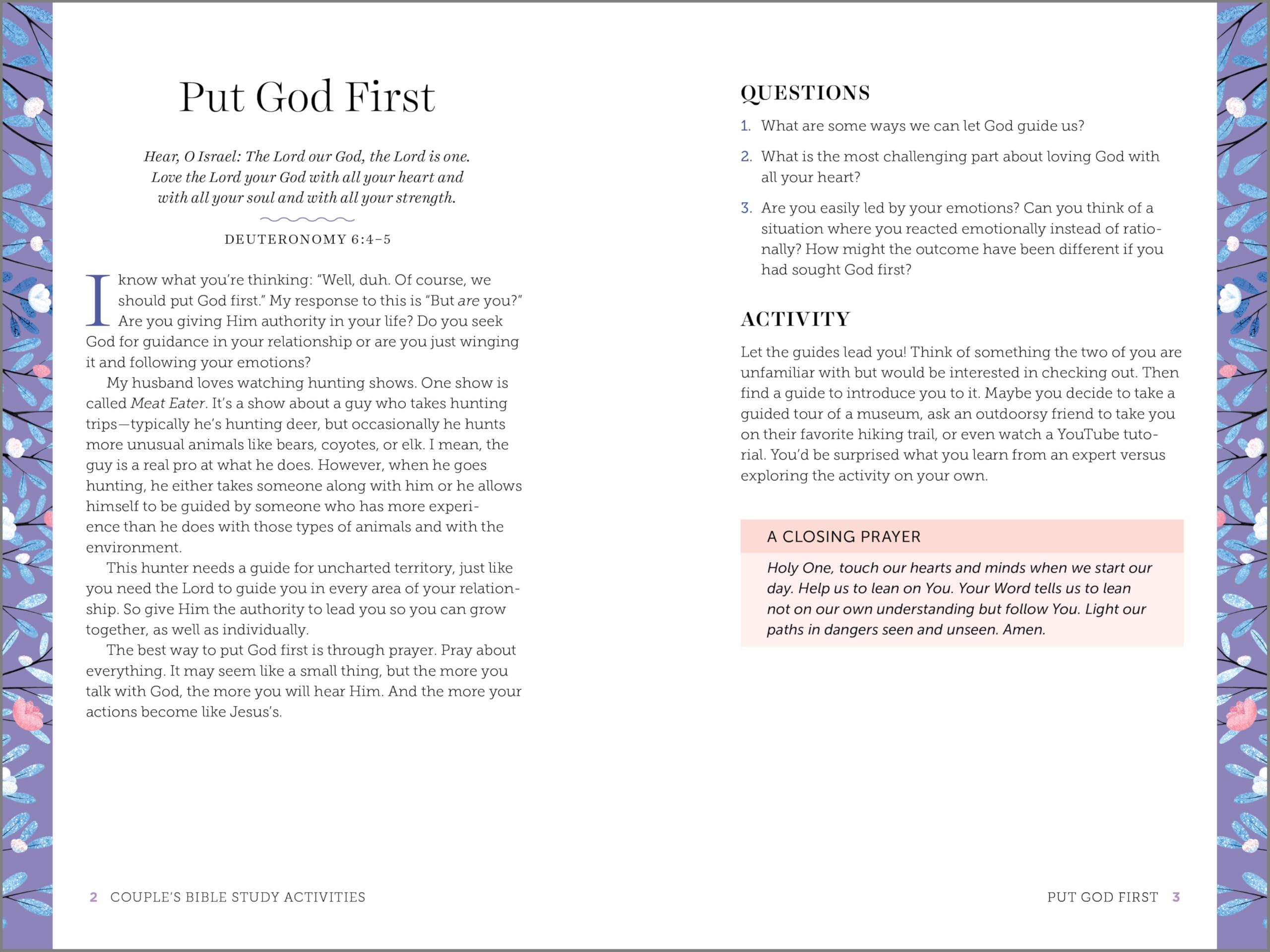 Couples Bible Study Activities - 70 Faith-Building Exercises for Home & Church