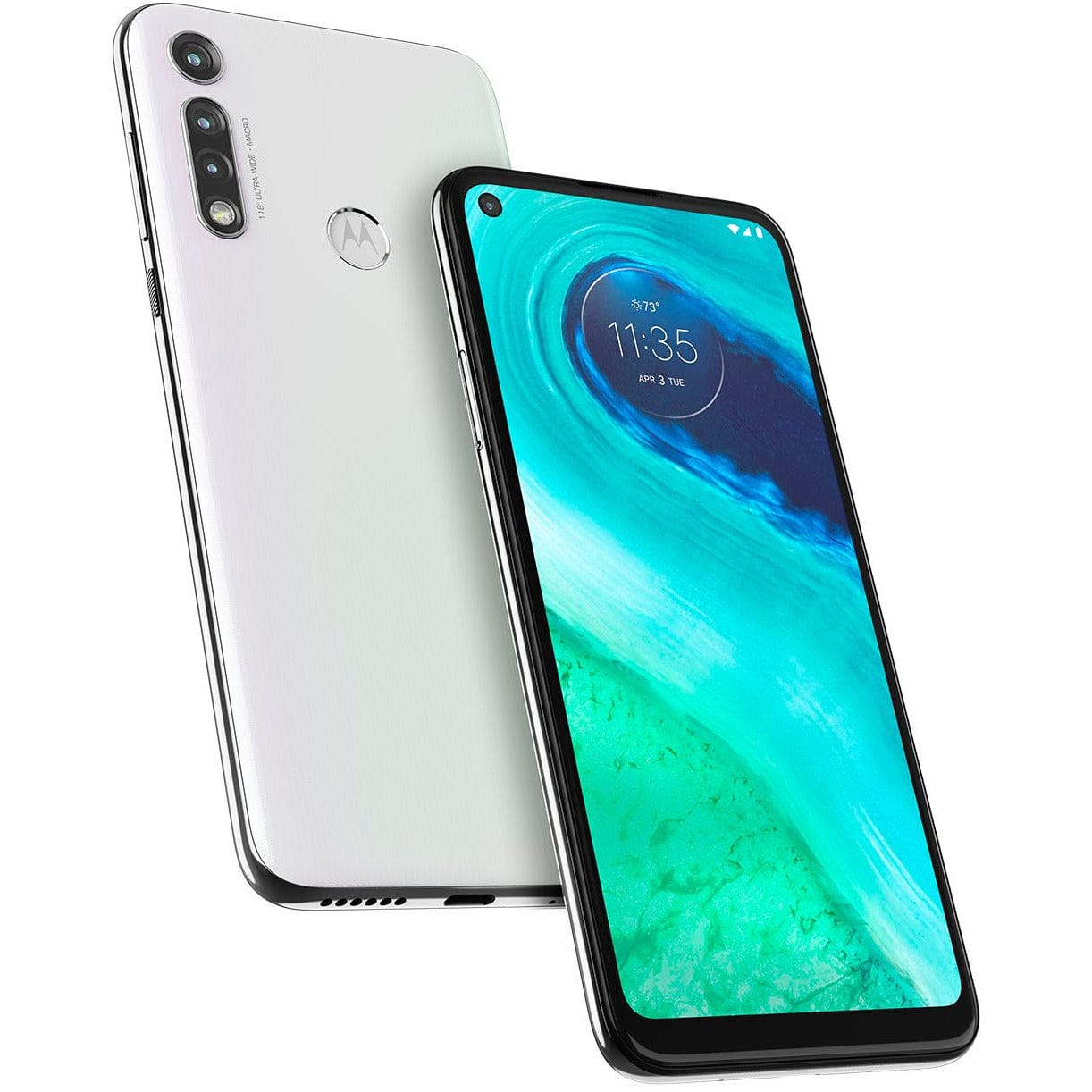 Motorola gfast Smartphone 32GB Storage - Holo White (Boost Mobile) - Perfect for Streaming, Gaming & Everyday Use